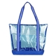 diamond clear tpu zippered tote