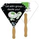 Diamond Fast Hand Fan (2 Sides) - Paper Products