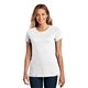 District Made Ladies Perfect Weight Crew Tee - WHITE