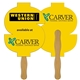 Dollar Sign Fast Hand Fan (2 Sides) - Paper Products