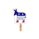 Donkey Auction Hand Fan Full Color - Paper Products