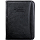 Durahyde Zippered Padfolio With 8.5*11 Writing Pad Front Slot Pocket Black