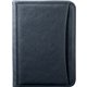 Durahyde Zippered Padfolio With 8.5*11 Writing Pad Front Slot Pocket Black
