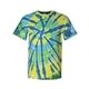 Dyenomite Multi - Color Cut - Spiral Short Sleeve T - shirt - COLORS