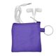 Mesh Travel Pouch with Earbuds