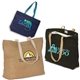 Eco - Green Jute Tote with Cotton Web Handles