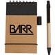 eco pocket jotter with eco paper barrel pen