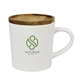 ecochic ceramic mug with wooden lid
