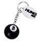 1-1/4 diameter Plastic Eight Ball Keychain