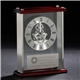 Elegant Rosewood Skeleton Clock