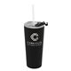 Excalibur - 22 oz Double - Wall Stainless Tumbler with Straw - Laser