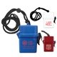 EZ Carry Ultra Thin Hard Plastic Hinged Top Waterproof Container with Breakaway and Adjustable Neck Lanyard