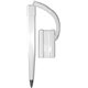 Financier Ball Point Pen with Coil Cord and Stick On Base