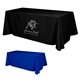 Flat Polyester 3- sided Table Cover - fits 8 standard table