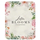 Floral Velvety Recycled Plush Blanket