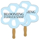 Flower Sandwiched Hand Fan