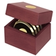 Four Coasters with Solid Cherry Chest