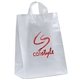 Frosted Plastic Mercury Bag w / Foil Print