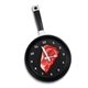 Frying Pan Clock With Steak Graphic