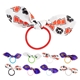 Full Color Bow Hair Tie