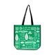full color large laminated retail tote