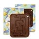 Fully izable Box With Milk Chocolate Molded Maze