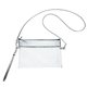 Game Day Clear Zippered Wristlet Pouch