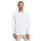 Gildan Hammer(TM) Adult 6 oz. Long - Sleeve T - Shirt - WHITE