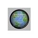 Globe / World - Die Cut Magnets