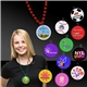 Golf Ball Plastic Medallion Badges