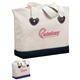 Good Value Canvas Zippered Tote Bag
