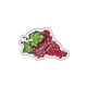 grapes - die cut magnets