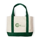 Green Canvas Tote Bag