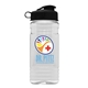 Groove 20 oz Tritan(TM) Infuser bottle with Flip lid, Tritan(TM) Infuser, and digital imprint
