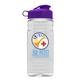Groove 20 oz Tritan(TM) Infuser bottle with Flip lid, Tritan(TM) Infuser, and digital imprint