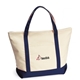Harbor Cruise Boat Tote - Navy Blue