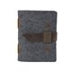harlequin felt journal