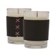 Harper 8 oz Leather Wrapped Candle