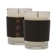 Harper 8 oz Leather Wrapped Candle