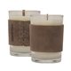 Harper 8 oz Leather Wrapped Candle