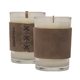 Harper 8 oz Leather Wrapped Candle
