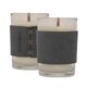 Harper 8 oz Leather Wrapped Candle
