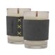 Harper 8 oz Leather Wrapped Candle