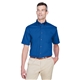 Harriton(R) Easy Blend(TM) Short - Sleeve Twill Shirt withStain - Release