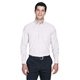 Harriton(R) Long - Sleeve Oxford with Stain - Release - WHITE