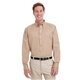 Harriton Mens Foundation 100 Cotton Long - Sleeve Twill Shirt withTeflon(TM)