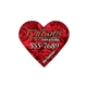 heart - die cut magnets