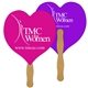 Heart Hand Fan Full Color (2 Sides) - Paper Products