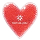 heart shape gel beads hot / cold pack