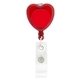 Heart - Shaped Retractable Badge Holder